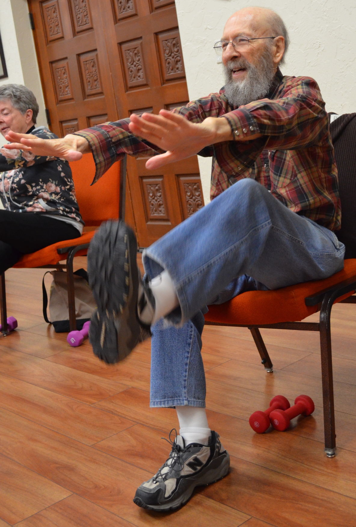 Helping balance Parkinson's: Caring instructor, students unite